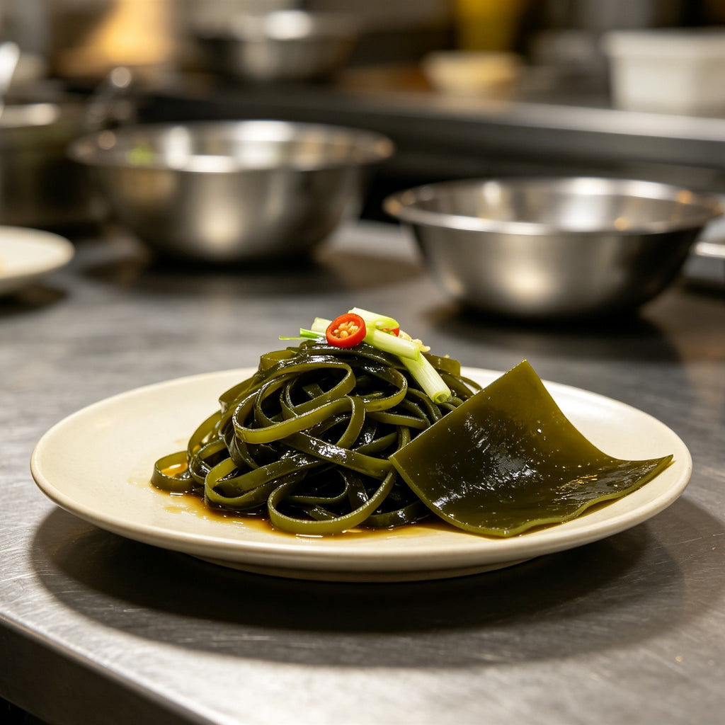 Sun dried kelp seaweed strips (2)