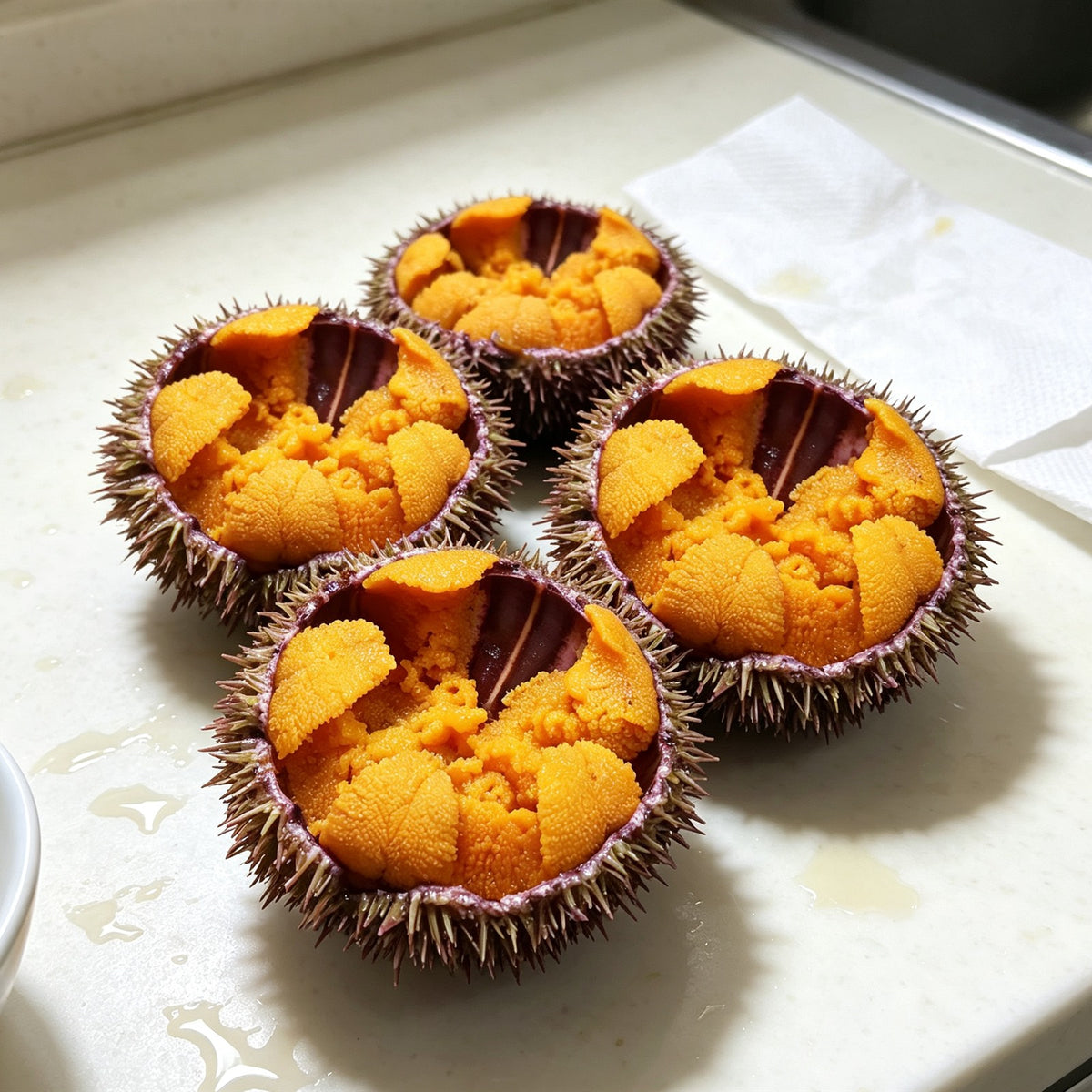 Fresh New Zealand sea urchin with orange roe (3)