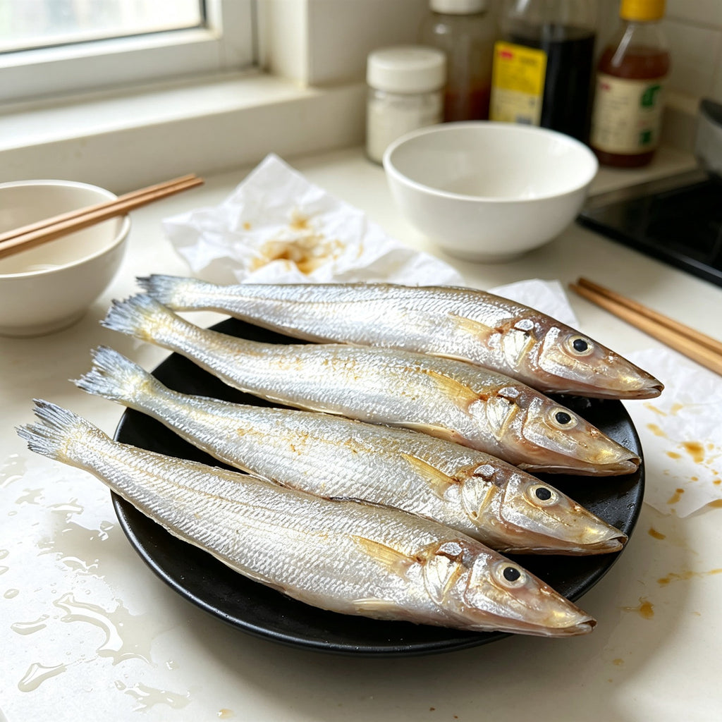 Silver skinned ocean fish fillets (1)