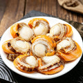 Hand selected steamed sea scallops (2)