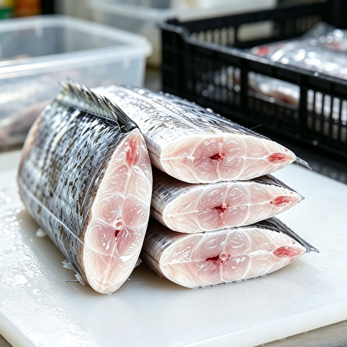 Fresh white fleshed ocean fish fillets (1)